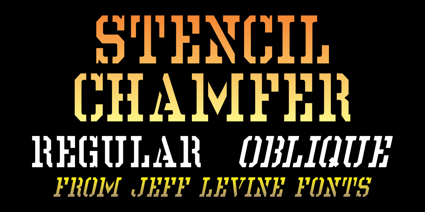 Stencil Chamfer JNL